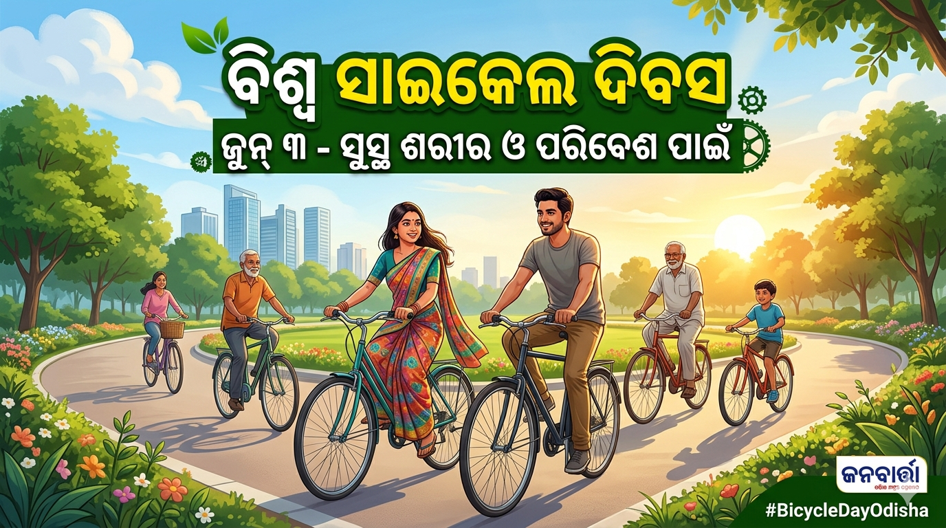 ଆଜି ବିଶ୍ୱ ସାଇକେଲ ଦିବସ